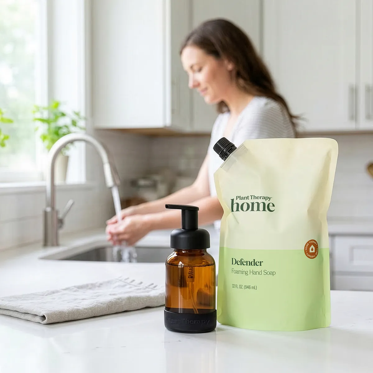Foaming Hand Soap Duo: Defender + Foaming Bottle - Image 5