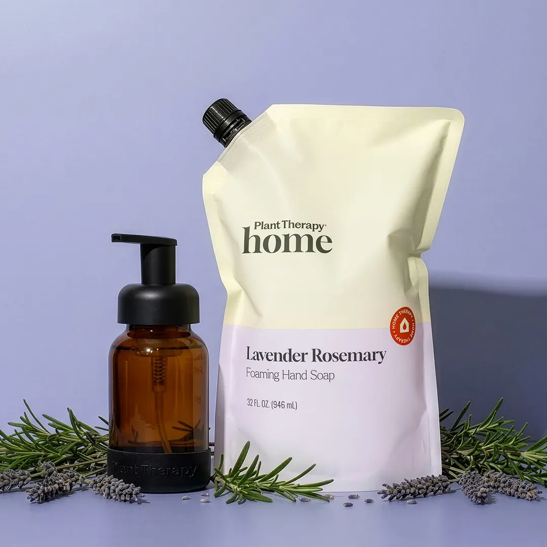 Foaming Hand Soap Duo: Lavender Rosemary + Foaming Bottle - Image 2