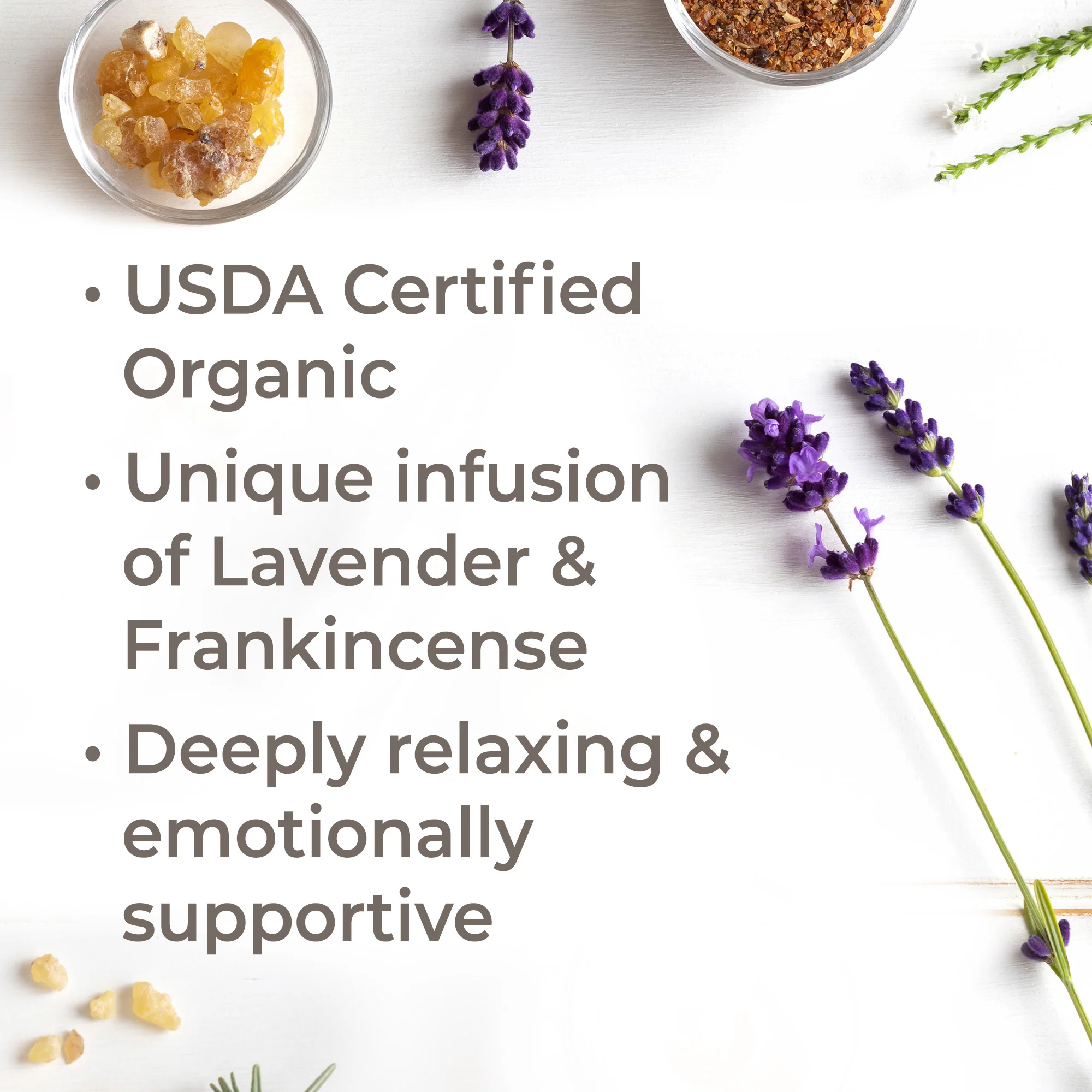Organic Lavender Infused Frankincense Essential Oil - Image 2