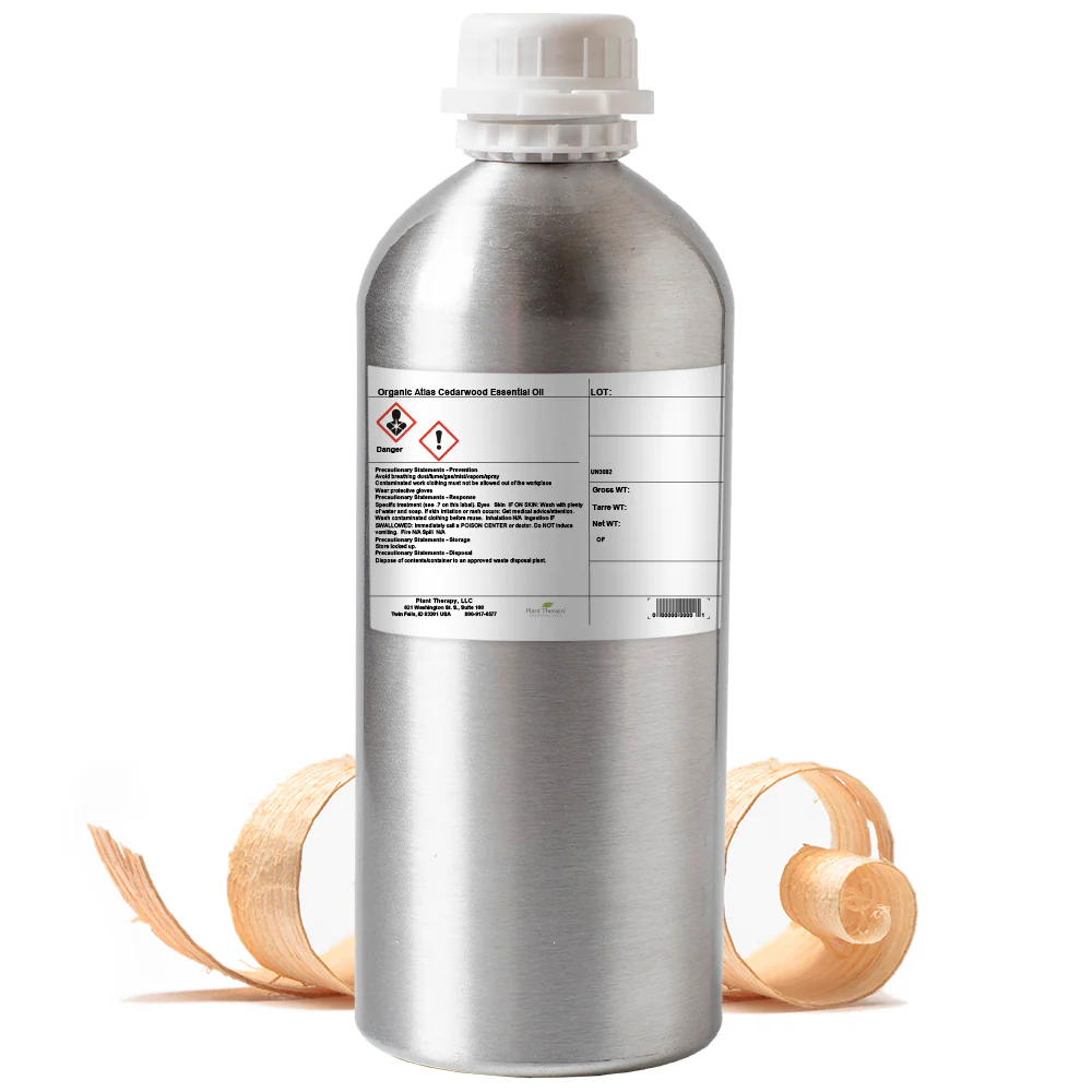 Organic Atlas Cedarwood Essential Oil Bulk - Image 2