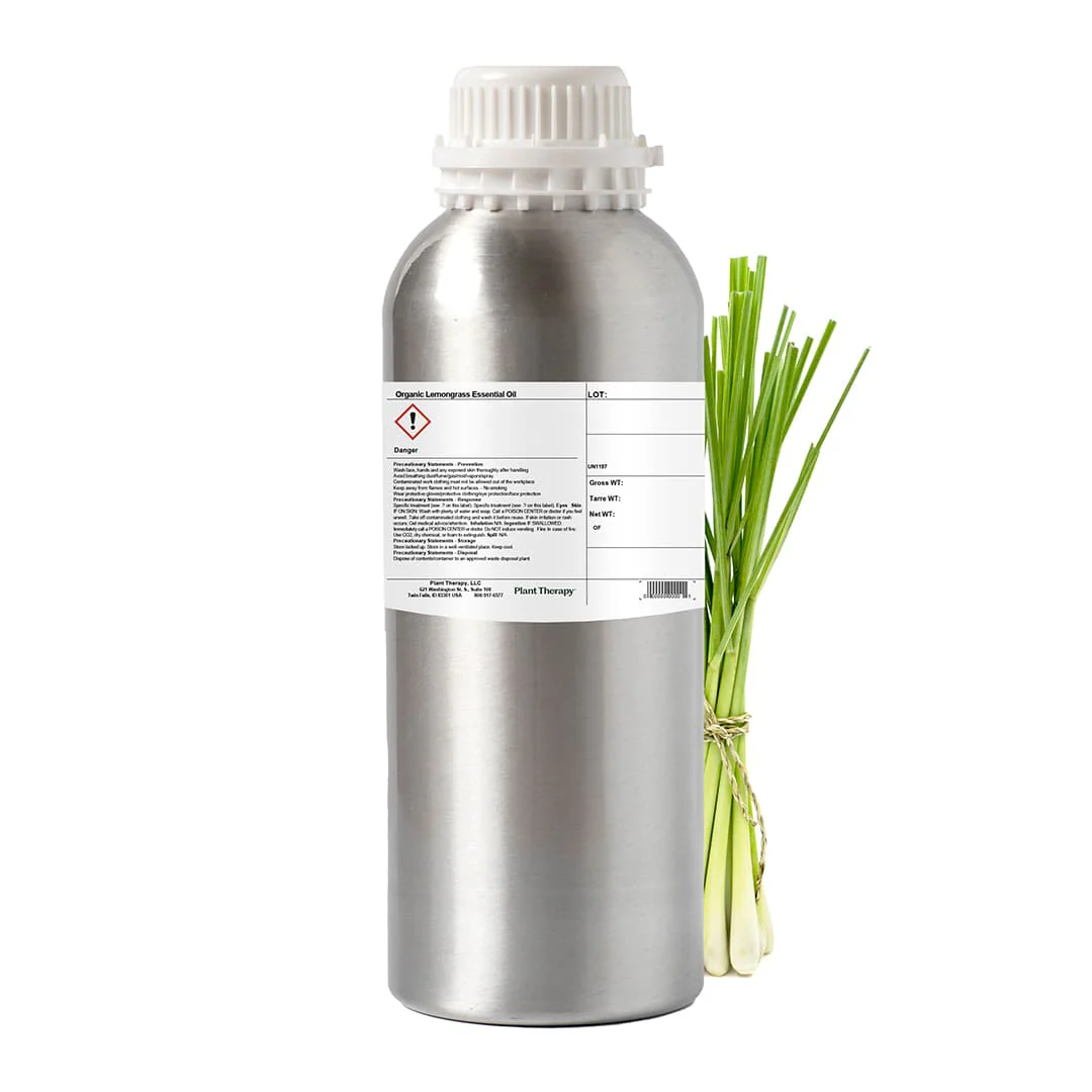 Organic Lemongrass Essential Oil Bulk - Image 2