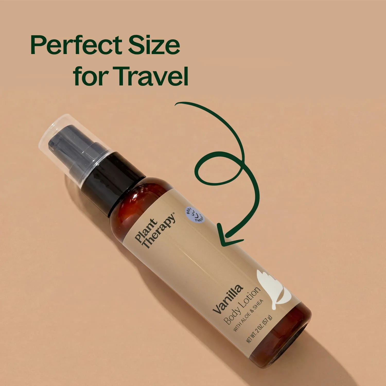 Vanilla Body Lotion with Aloe and Shea 2oz - Image 3